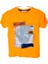 Erkek Çocuk Dijital Kabartma Baskılı Turuncu %100 Pamuk T-Shirt 9-10 Yaş Turuncu 5