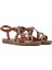 Kadın Taba Kroko Sandalet 25SFE4642E3 3