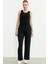 Cepli Straight Fit Eşofman Altı - Siyah 3