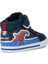Erkek Bebek Lacivert Spider Man Bantlı Desenli Deri Sneaker B36A7D08554C4226 4