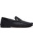 Erkek Siyah Deri Loafer 25SFD6028FT 1