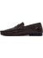 Erkek Kahverengi Deri Loafer 25SFD6028FT 2