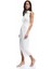 x Sima Tarkan - Drape Detaylı Kolsuz Uzun Gömlek Elbise 5SAK80320PW 2