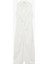 x Sima Tarkan - Drape Detaylı Kolsuz Uzun Gömlek Elbise 5SAK80320PW 4