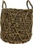 Yuvarlak Çapraz Desenli Kulplu Çok Amaçlı Sepet 31X31X27 cm 9037 2