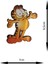 Ütü ile Yapışan Arma - Patch - Garfield Modeli (7cm x 9,5cm) 1