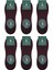 Bordo Ultra Lüks Görünmez 6'lı Bambu Erkek Çorap CRP375 1
