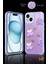 Apple Iphone 15 Uyumlu Kabartmalı Figürlü Trend Simli Şık Kapak Kılıf 1