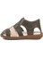 Haki Bej Cırtlı Hafif Unisex Çocuk Sandalet 17370 B 2