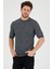 Füme Erkek Yuvarlak Yaka Örme T-SHIRT-TRZ2252001R03S 3