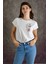 Halfface Pocket Kadın Baskılı T-Shirt 4