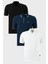 Pamuklu Regular Fit Düğmeli Polo Yaka 3'lü Paket T Shirt Erkek T Shirt 590211827S3 1
