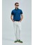 Logolu Pamuklu Comfort Fit Düğmeli Polo Yaka 2'li T Shirt Erkek T Shirt 111040206S2 4