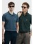 Logolu Pamuklu Comfort Fit Düğmeli Polo Yaka 2'li T Shirt Erkek T Shirt 111040206S2 1