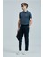 Logolu Pamuklu Comfort Fit Düğmeli Polo Yaka 2'li T Shirt Erkek T Shirt 111040206S2 4