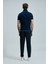 Logolu Pamuklu Comfort Fit Düğmeli Polo Yaka 2'li T Shirt Erkek T Shirt 111040206S2 5