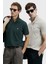 Logolu Pamuklu Comfort Fit Düğmeli Polo Yaka 2'li T Shirt Erkek T Shirt 111040206S2 1