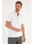 Pamuklu Slim Fit Şerit Detaylı Düğmeli Polo Yaka 5'li Paket T Shirt Erkek T Shirt 5902118S5 4
