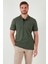 Pamuklu Slim Fit Şerit Detaylı Düğmeli Polo Yaka 4'lü Paket T Shirt Erkek T Shirt 5902118S4 5
