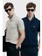 Logolu Pamuklu Comfort Fit Düğmeli Polo Yaka 2'li T Shirt Erkek T Shirt 111040206S2 1