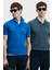 Logolu Pamuklu Comfort Fit Düğmeli Polo Yaka 2'li T Shirt Erkek T Shirt 111040206S2 1