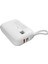 P109M 10000MAH PD20W+QC18W+HSC22.5W Beyaz LCD Taşınabilir Pil Şarj Cihazı Powerbank 4