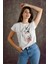 Halfface Kadın Baskılı T-Shirt 4