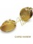 Çarşı Hanem 1 Adet Metal Tabaklık Gold Metal Organizer Tepsi Tabak Standı Bulaşıklık 6"lı 3