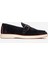 Erkek Hafif Tabanlı Toka Detaylı Loafer Gerçek Süet Deri Cr 2406 Lacivert 1