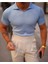 Erkek Fitilli Polo Yaka Triko T-Shirt 1