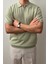 Erkek Patlı Kısa Kollu Polo Yaka Triko T-Shirt 2