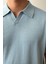 Erkek Siyah Çizgili Kısa Kollu Triko T-Shirt 3