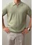 Erkek Patlı Kısa Kollu Polo Yaka Triko T-Shirt 3