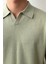 Erkek Patlı Kısa Kollu Polo Yaka Triko T-Shirt 4