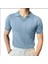 Erkek Patlı Kısa Kollu Polo Yaka Triko T-Shirt 2
