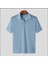 Erkek Patlı Kısa Kollu Polo Yaka Triko T-Shirt 3
