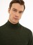 Erkek Haki Slim Fit Yarım Balıkçı Basic Triko Kazak 50229754-VR027 2