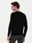 Erkek Siyah Slim Fit Bisiklet Yaka Triko Kazak 50234952-VR046 5