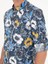 Erkek Lacivert Slim Fit Uzun Kollu Gömlek 50233204-VR033 7