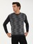 Erkek Antrasit Slim Fit Bisiklet Yaka Triko Kazak 50234953-VR006 1