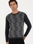 Erkek Antrasit Slim Fit Bisiklet Yaka Triko Kazak 50234953-VR006 3