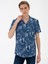 Erkek İndigo Slim Fit Uzun Kollu Gömlek 50233306-VR028 2