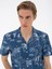 Erkek İndigo Slim Fit Uzun Kollu Gömlek 50233306-VR028 3