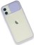Amorix IPHONE 12 Kamera Sürgülü Renkli Kenarlı Silikon Kılıf 3