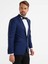 Erkek İndigo Slim Fit Smokin Ceket 50189758-VR028 1