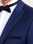 Erkek İndigo Slim Fit Smokin Ceket 50189758-VR028 4