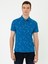 Erkek Lacivert Polo Yaka Slim Fit T-Shirt 50235620-VR033 1