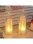 2'li LED Alevsiz Mum Set Gerçekçi Pilli Sütun Tasarım Aile Toplantılık Ortam Işık 4