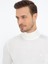 Erkek Ekru Slim Fit Yarım Balıkçı Basic Triko Kazak 50237040-VR019 2