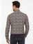 Erkek Kahverengi Slim Fit Uzun Kollu Gömlek 50239693-VR029 3